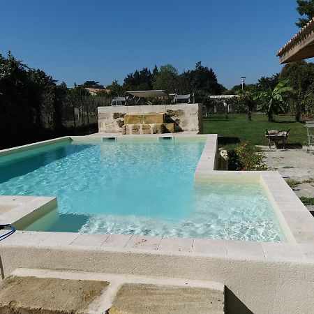Jolie Villa Avec Piscine Dans Le St Emilionnais Sainte-Terre Bagian luar foto