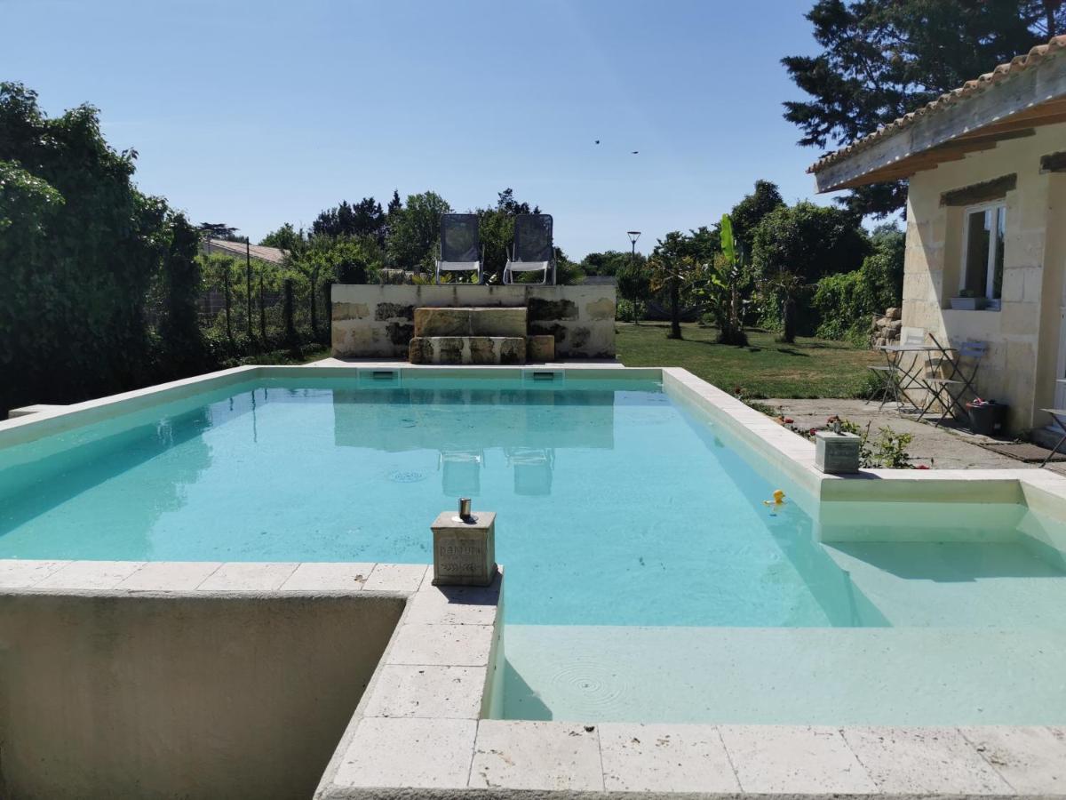Jolie Villa Avec Piscine Dans Le St Emilionnais Sainte-Terre Bagian luar foto