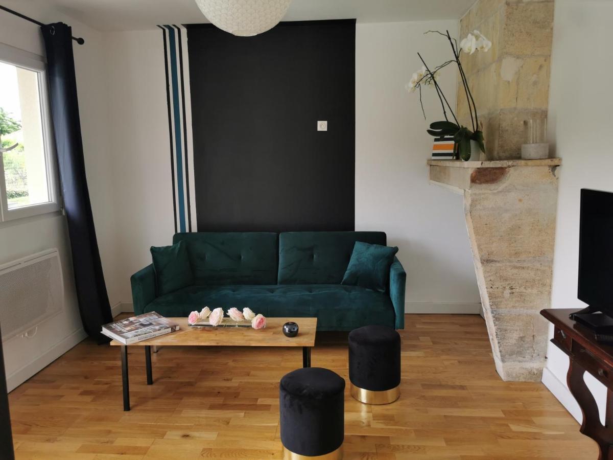 Jolie Villa Avec Piscine Dans Le St Emilionnais Sainte-Terre Bagian luar foto