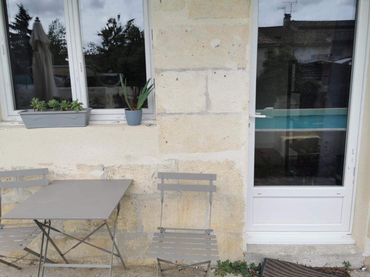 Jolie Villa Avec Piscine Dans Le St Emilionnais Sainte-Terre Bagian luar foto
