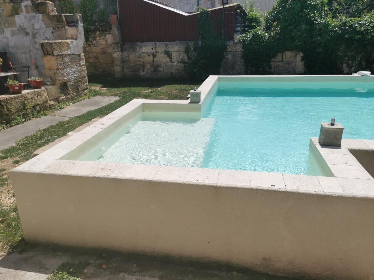 Jolie Villa Avec Piscine Dans Le St Emilionnais Sainte-Terre Bagian luar foto